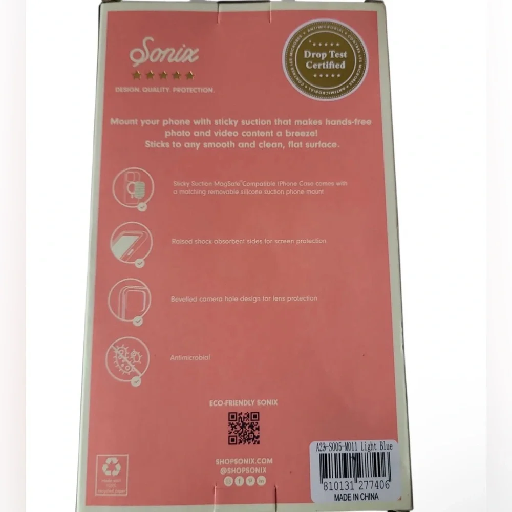 Sonix Light Blue Phone Case with Grip New in Box Free Shipping iPhone 16 Pro Max